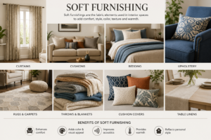 defining different category of soft furnishing
